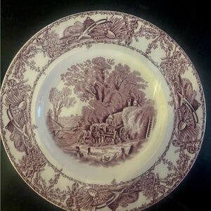 6 Vintage Clarice Cliff Dessert Plates